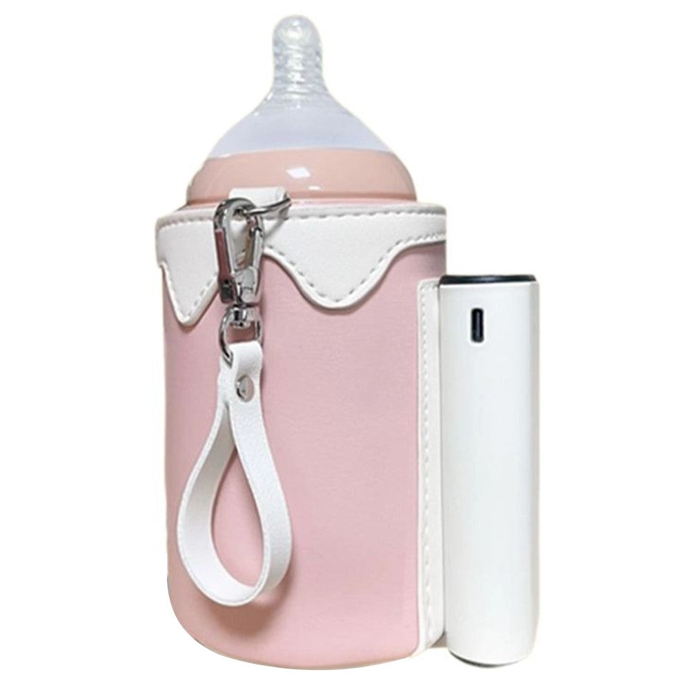 Portable Bottle Warmer Outdoor Baby Milk Heater Travel Feeding Insulation Bag Size L / EU Plug