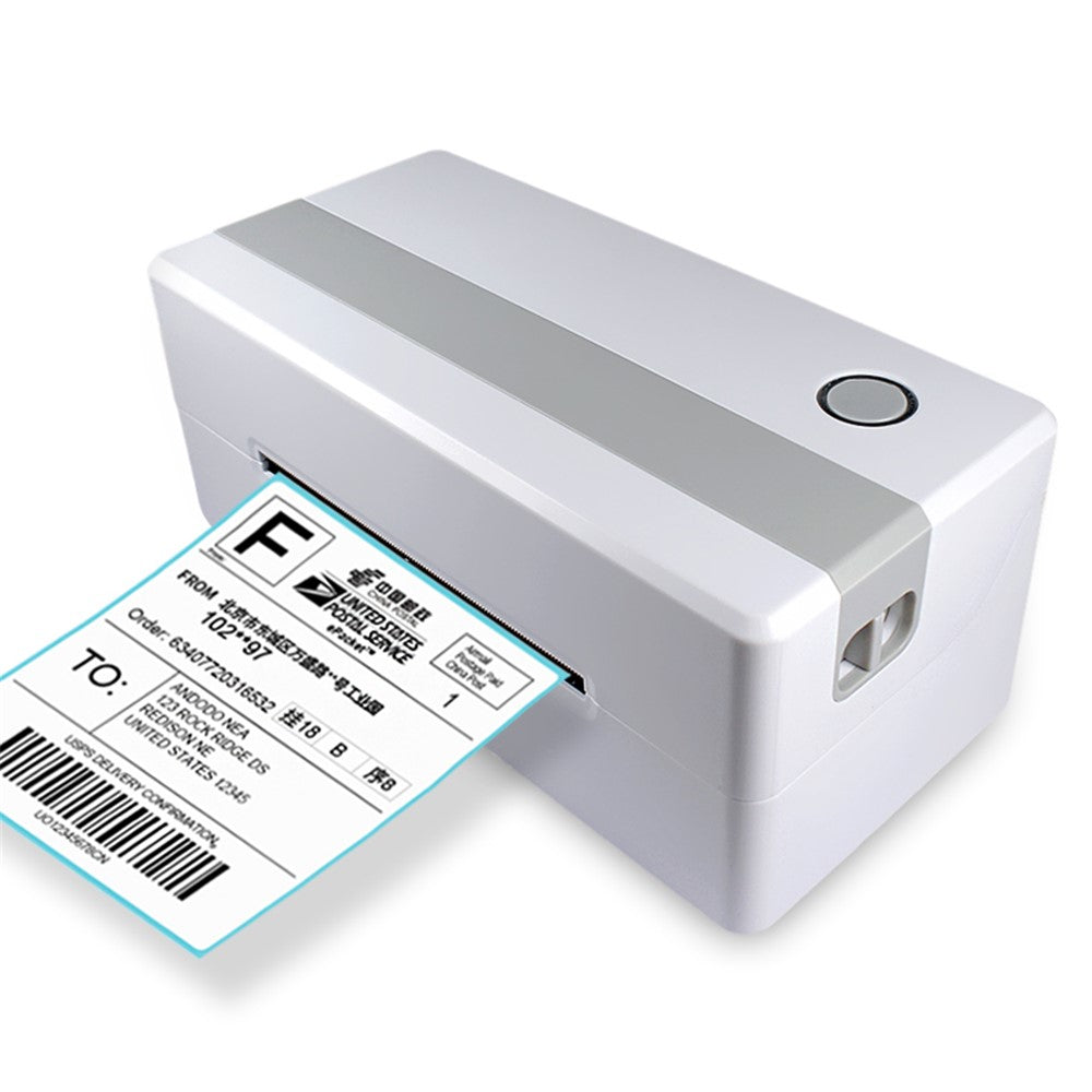 TDL406 Desktop Thermal Label Printer Barcode Sticker Maker Machine, USB + Bluetooth-compatible Version