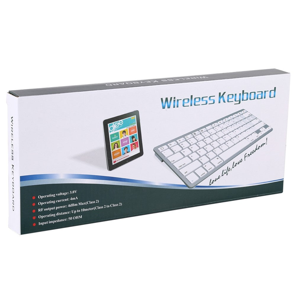 Ultra-Slim Wireless Bluetooth-compatible Keyboard (Spanish Language) for Android Windows iOS