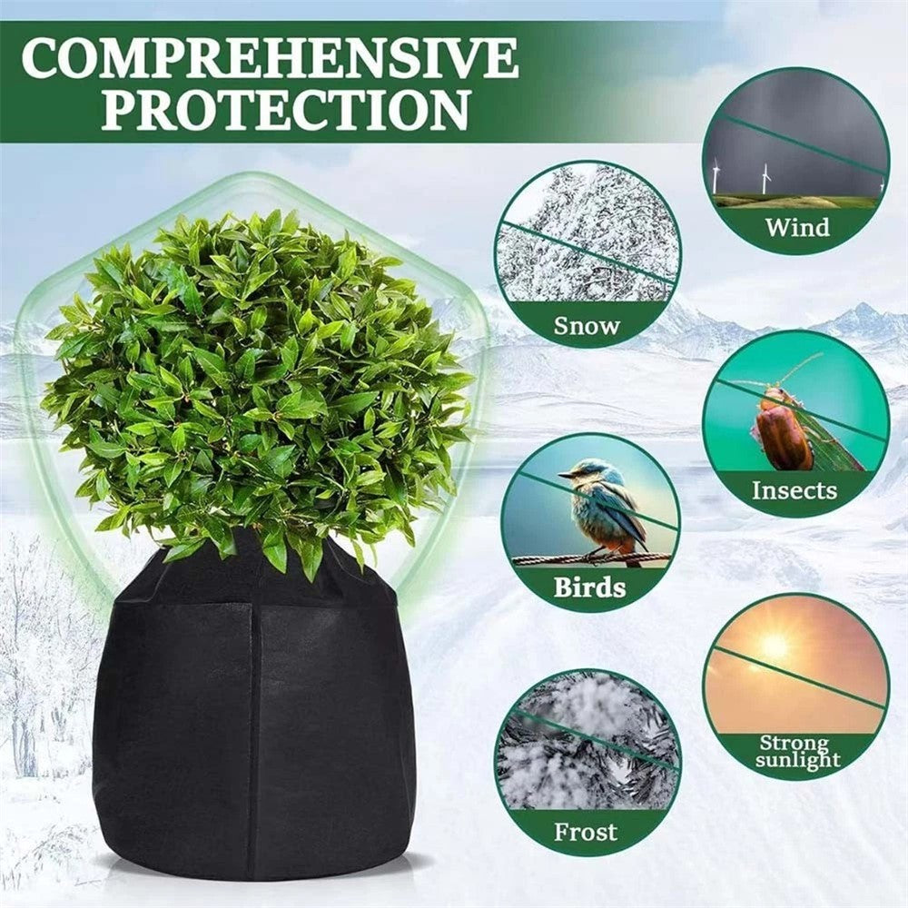 Plant Protection Cover for Winter Gardening 45 x 50cm Breathable Insulated Tree Shrub Frost Guard Reusable