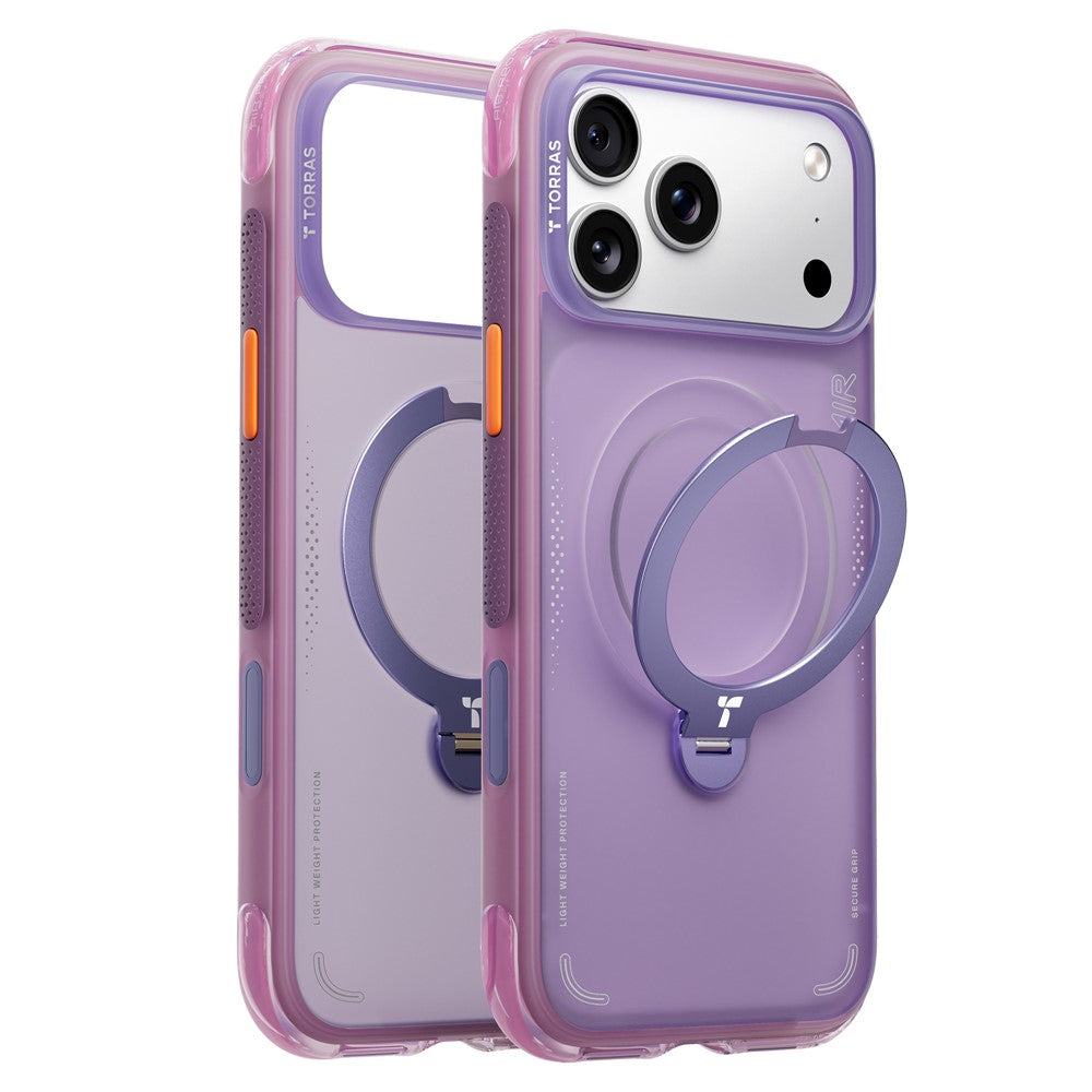 TORRAS Ostand Q3 Air Series Case für iPhone 17 Pro mit MagSafe Kickstand, stoßfest