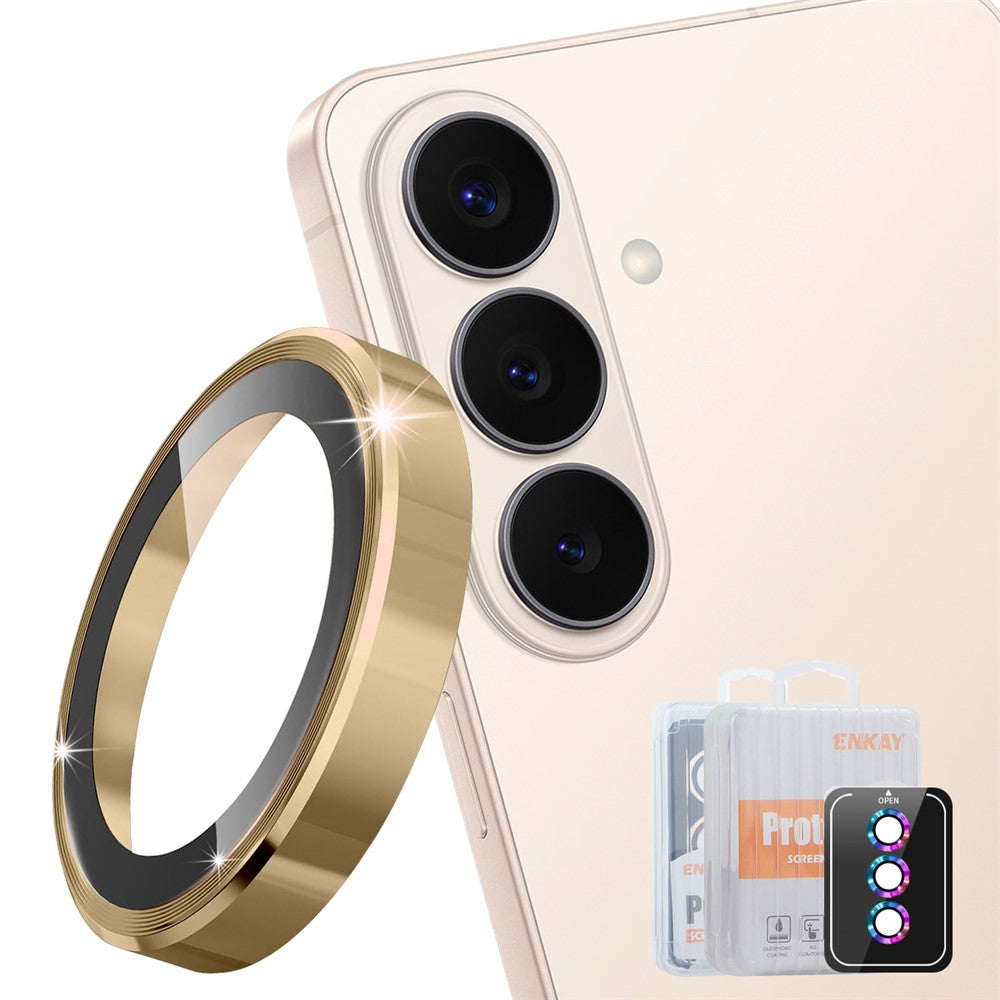 ENKAY HAT PRINCE For Samsung Galaxy S26 Camera Lens Protector Metal Ring Lens Film