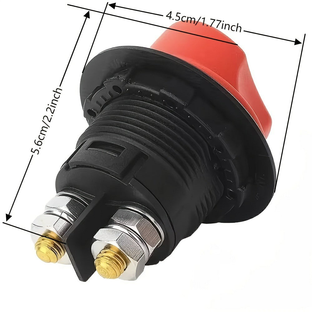 50A Hauptschalter Batterie Boot RV Auto LKW Motorrad Schwarz