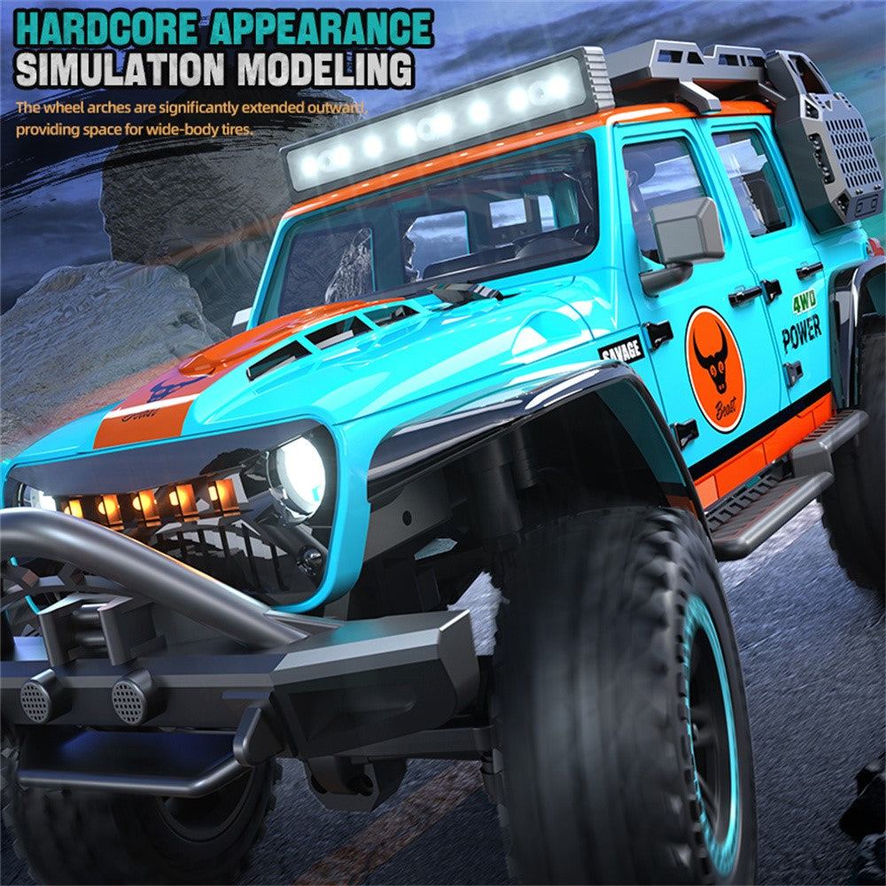 ZLL SG206PRO Brushed Motor RC Rock Crawler 1 / 20 Scale 4WD Off Road Vehicle with LED Light High Speed Car Toy, Dual Battery
