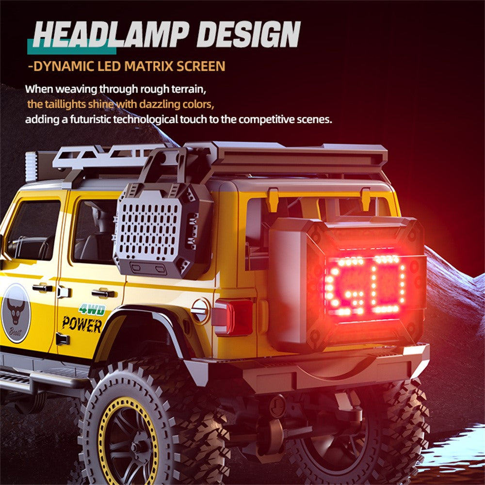 ZLL SG206MAX Brushless Motor 1:20 RC Climbing Car 4WD High Speed Vehicle with LED Light, 3 Batteries