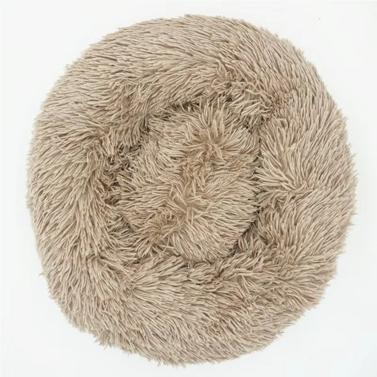 Pet Dog Bed for Dog Large Big Small for Cat House round Plush Mat Sofa Dropshipping Products Pet Calming Bed Dog Donut Bed