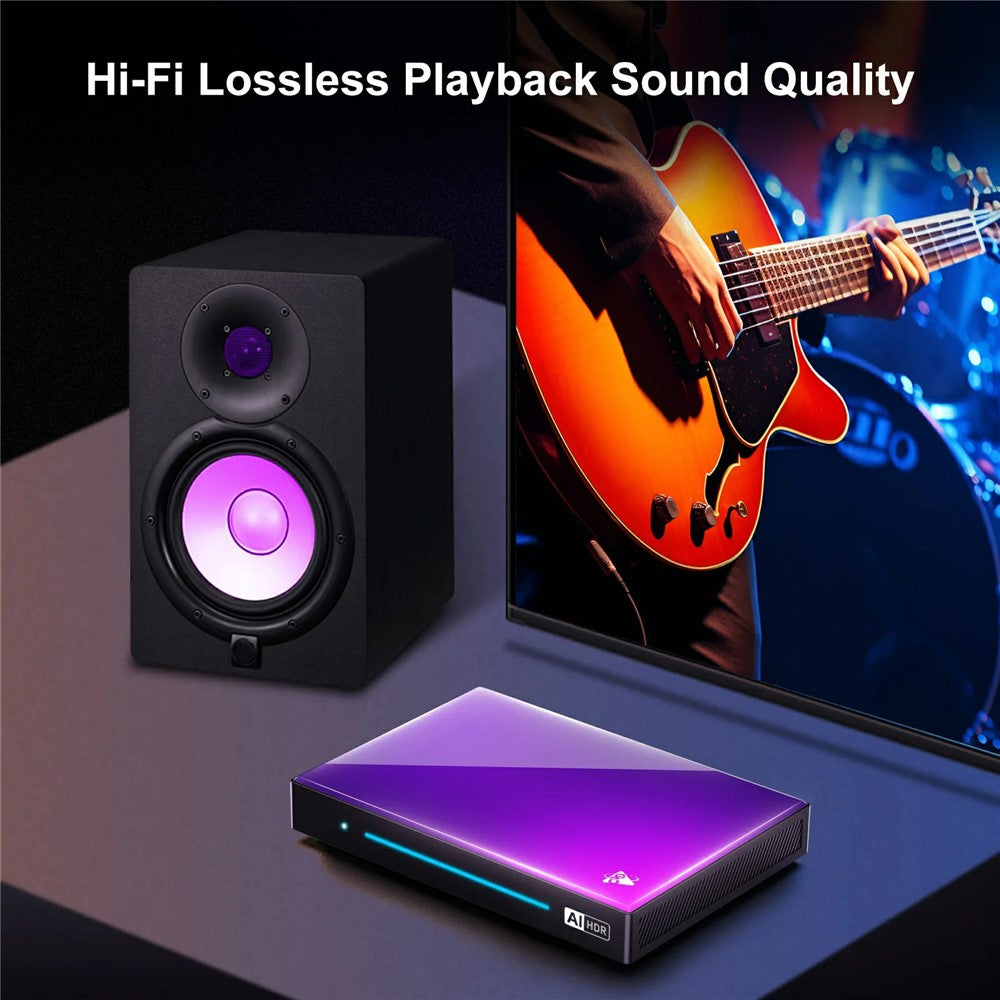 H96 Max M9 Set Top Box Android 14.0 4GB RAM 32GB ROM WiFi6 1000M LAN BT5.4 TV Box
