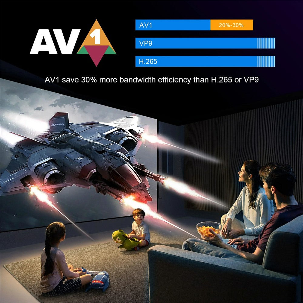H96 Max M9 Set Top Box Android 14.0 4GB RAM 32GB ROM WiFi6 1000M LAN BT5.4 TV Box