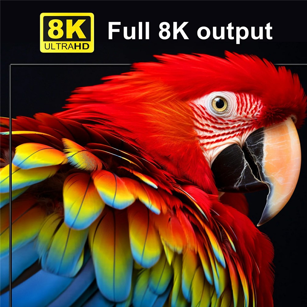 H96 Max M12 8K Ultra HD Android TV Box 8GB RAM 128GB ROM WiFi6 BT5.4 Media Player