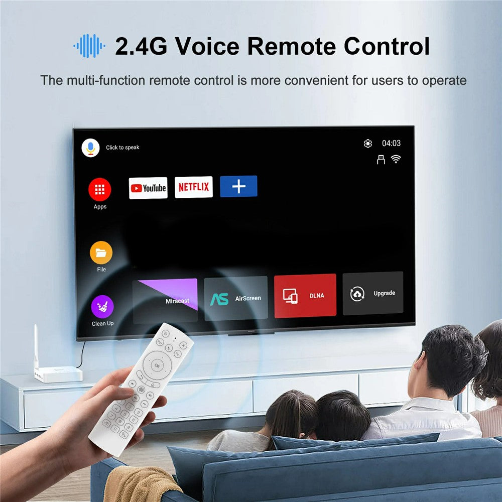 H96 Max M12 8K Ultra HD Android TV Box 8GB RAM 128GB ROM WiFi6 BT5.4 Media Player