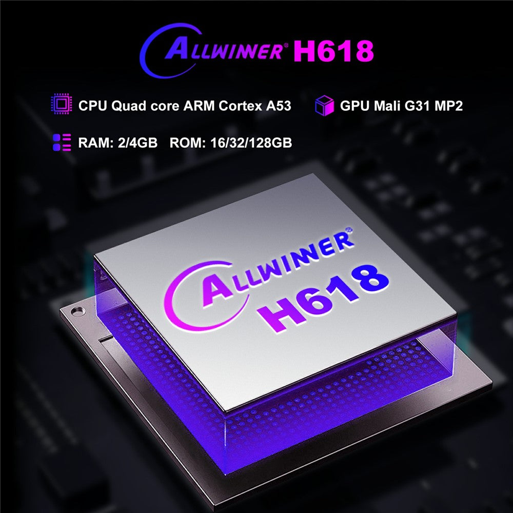 H96 Max H618 Plus 2+16GB Android TV Box WiFi 6 Bluetooth-Compatible 8K Ultra HD Smart TV Box