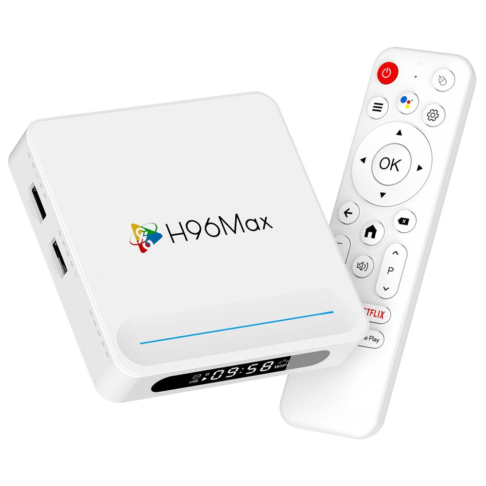 H96 Max H618 Plus 2+16GB Android TV Box WiFi 6 Bluetooth-Compatible 8K Ultra HD Smart TV Box
