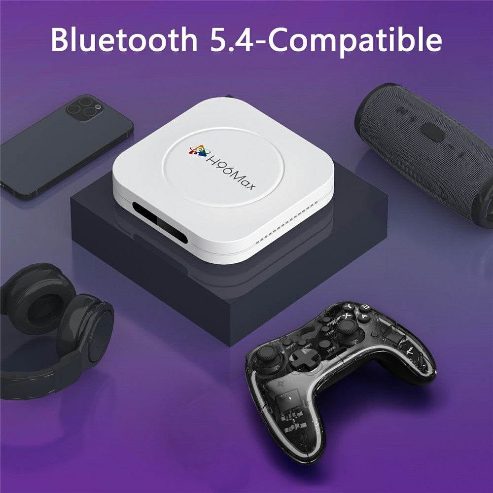 H96 MAX M1 Plus 8K Intelligent Android TV Box 2+16GB WiFi6 BT5.4 Voice Assistant Media Player