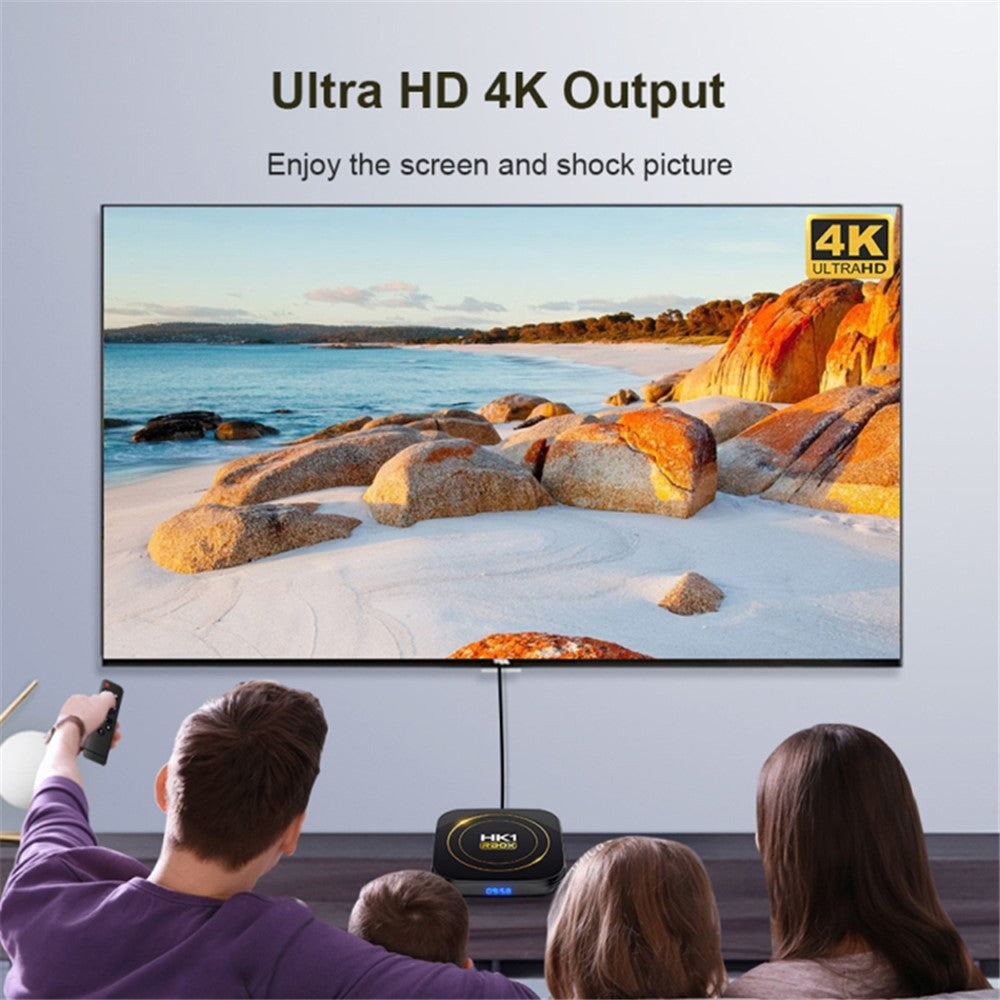 HK1 RBOX-H8S 4K Ultra HD Smart TV Box Dual-band WiFi Android 12.0 TV Box (2GB+16GB)