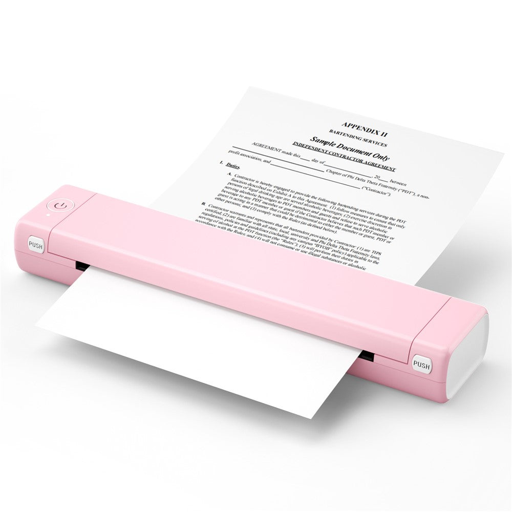 PHOMEMO M08F Portable Bluetooth-compatible Inkless Thermal Printer Document Map Printer, Letter Version / 216mm Print Width