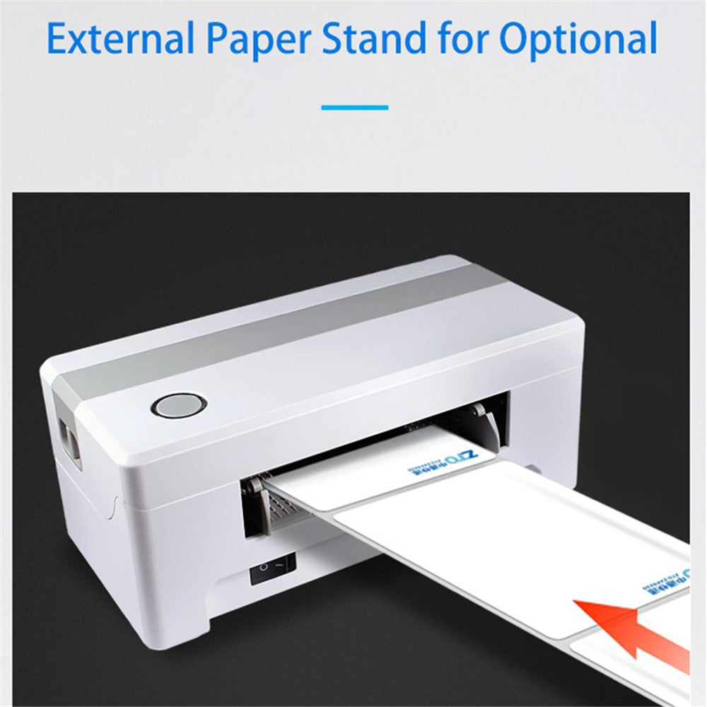 TDL406 203DPI Desktop Thermal Label Printer High Speed Printing Barcode Sticker Maker Machine, USB Version
