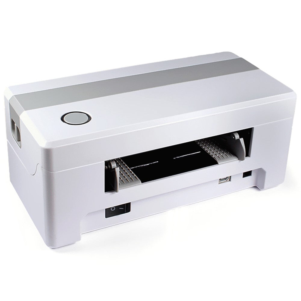 TDL406 Desktop Thermal Label Printer Barcode Sticker Maker Machine, USB + Bluetooth-compatible Version