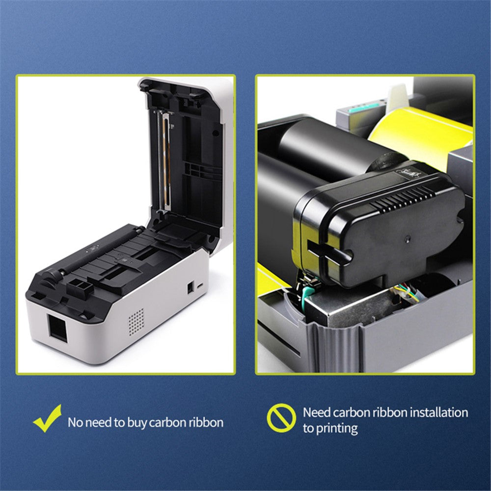TDL407H 180mm / s High Speed Desktop Thermal Label Printer Barcode Printing Machine, USB Version