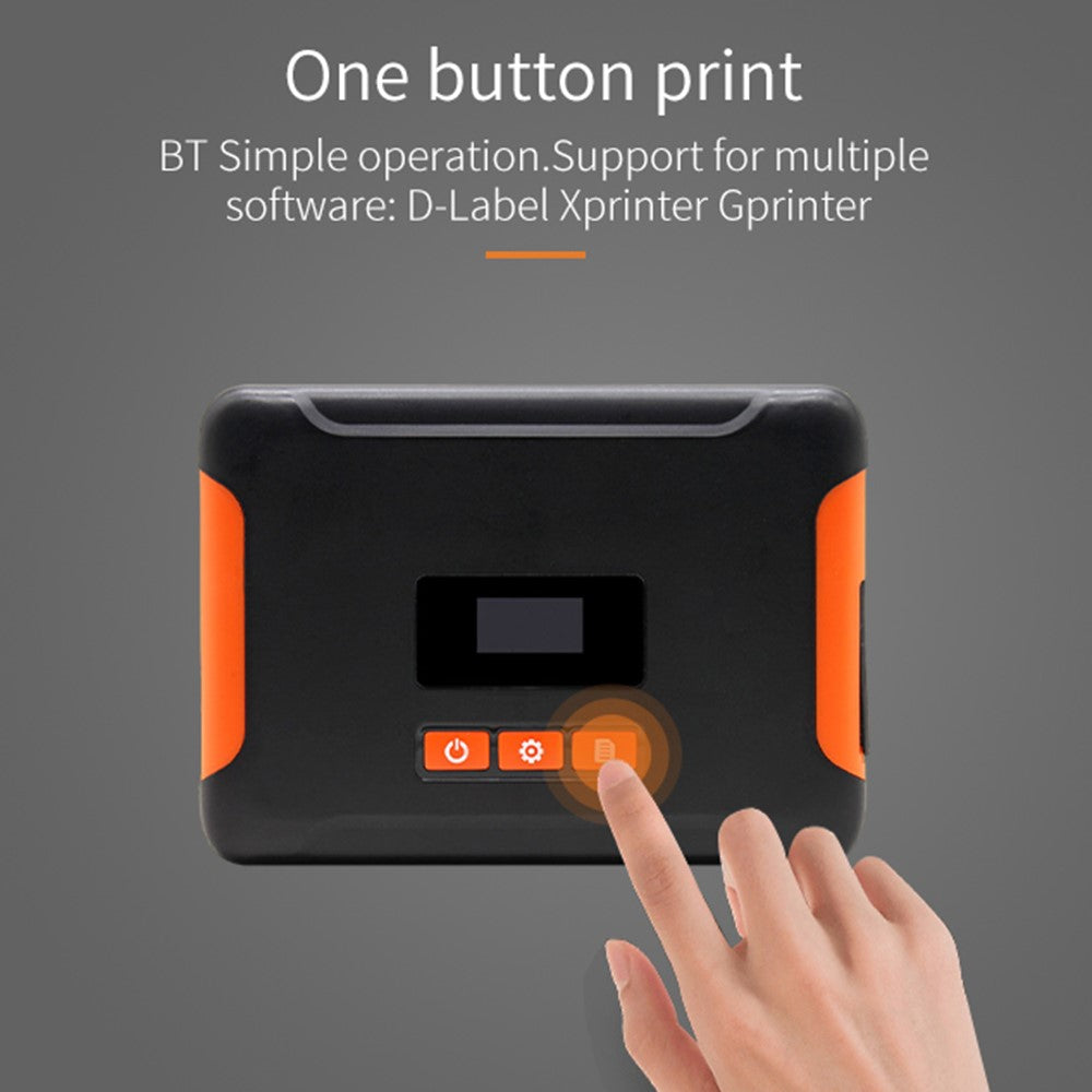 HL40 Cell Phone Bluetooth-compatible USB Thermal Label Printer 4 inch Printing Machine