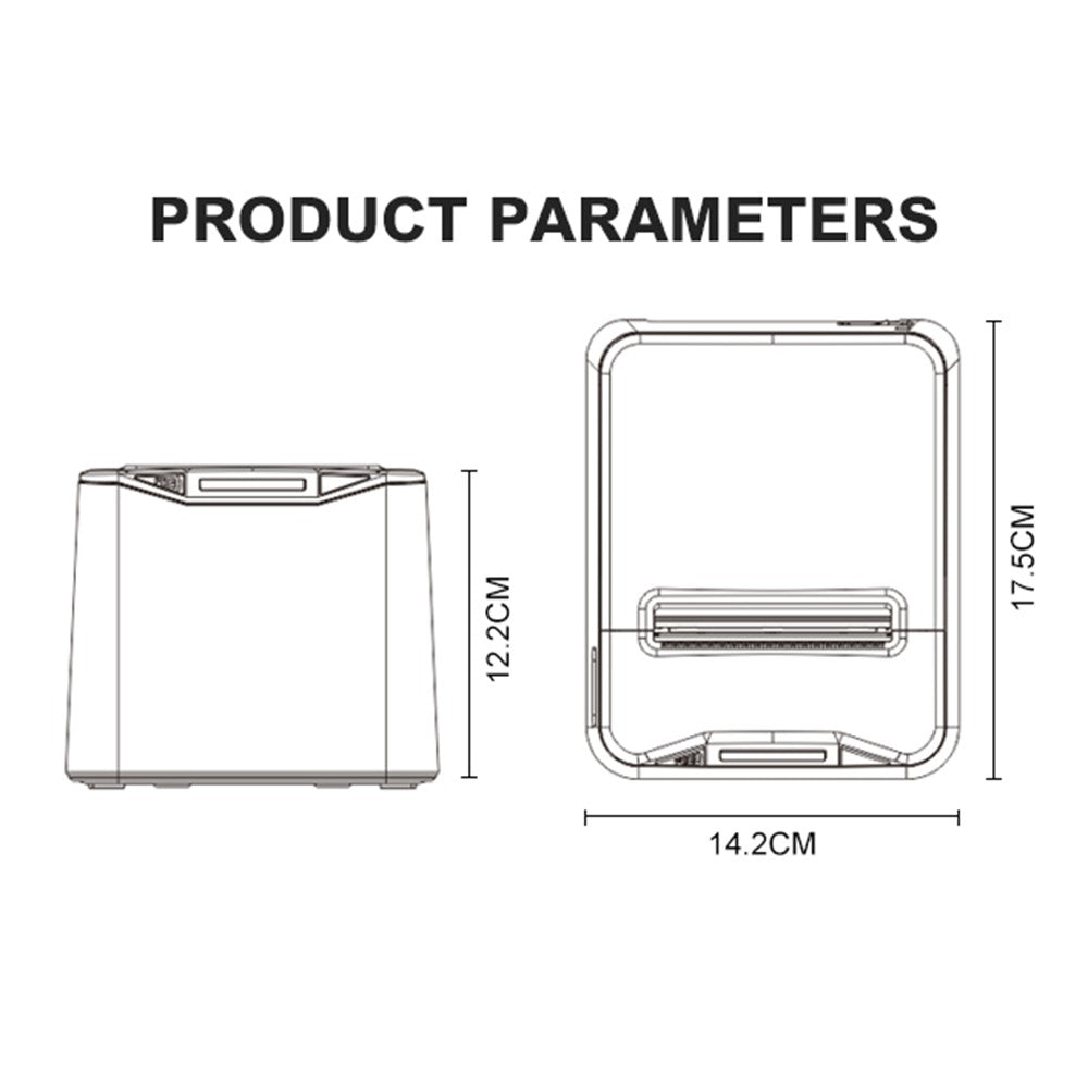 ZJ-8370 80mm Thermal Receipt Printer Auto Cutter USB LAN WiFi Kitchen POS Printer