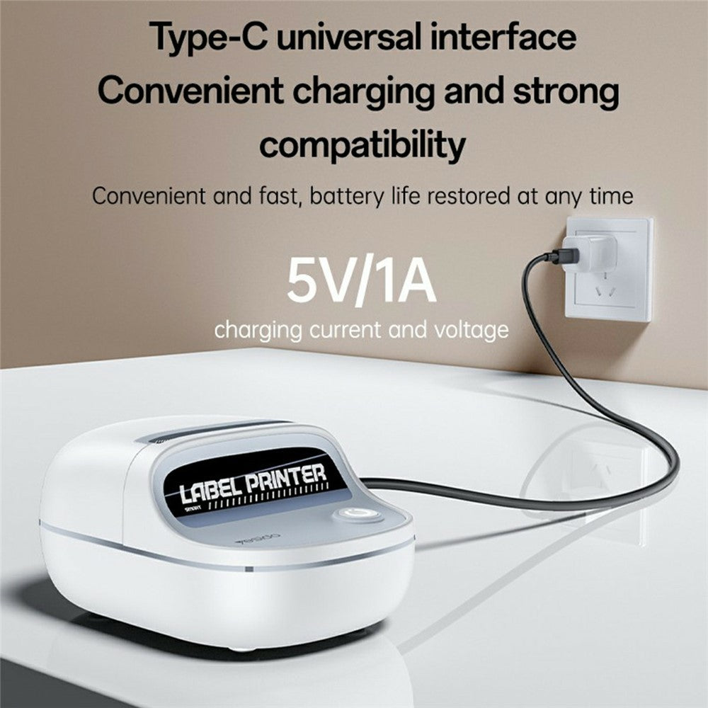 YESIDO SP10 Portable Thermal Label Printer Wireless High Resolution 203 DPI Mini Printer