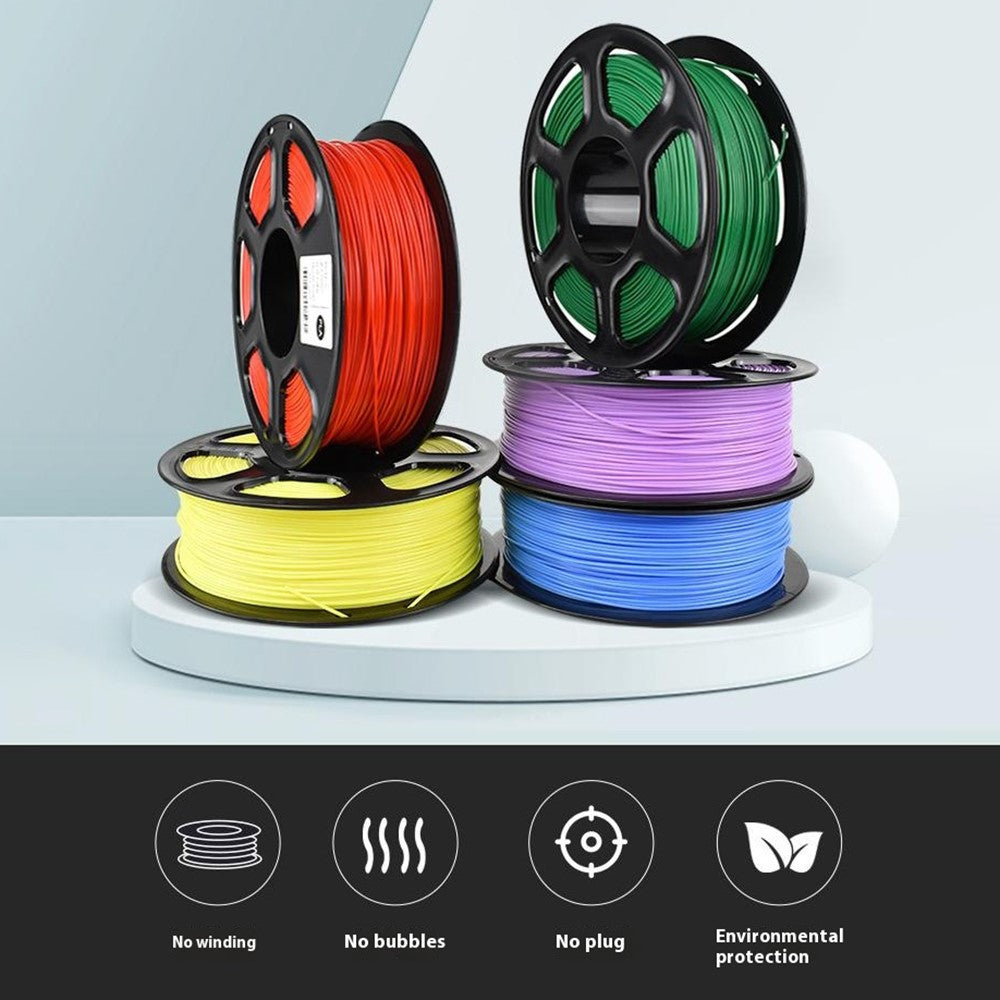 Biologisch abbaubares PLA 1,75mm Filament für 3D-Drucker, Hochglanz, Genauigkeit +/- 0,03mm