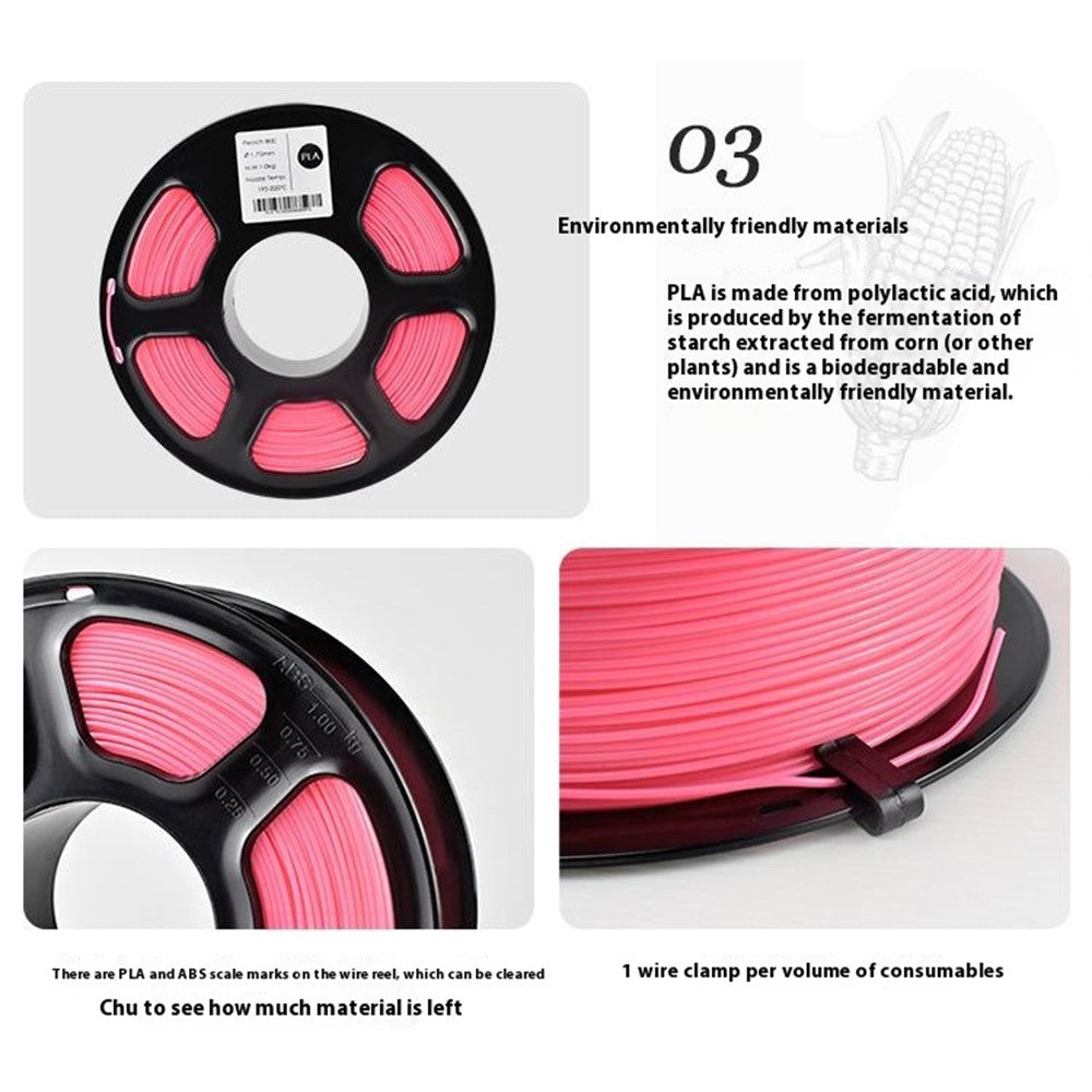 Biodegradable PLA 1.75mm Filament for 3D Printer High Gloss Filament , Accuracy Tolerance + / - 0.03mm