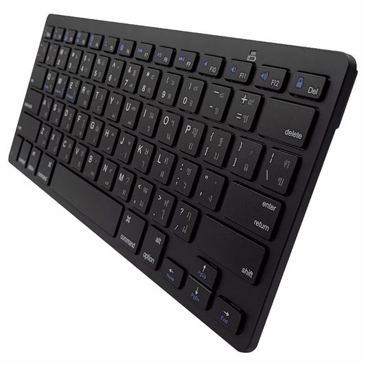 [Thai Version] X5 Noiseless 78-Key Ultra Thin Wireless Bluetooth-compatible Keyboard for iPad iPhone