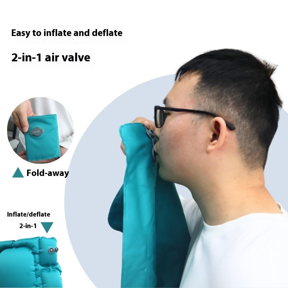PICTET.FINO PF112A Inflatable Lumbar Pillow Ergonomic Design S-Curve Support for Car / Office Chair