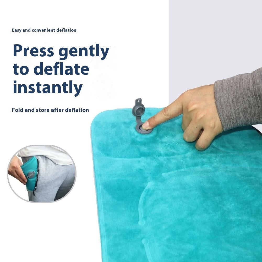 PICTET.FINO PF112A Inflatable Lumbar Pillow Ergonomic Design S-Curve Support for Car / Office Chair