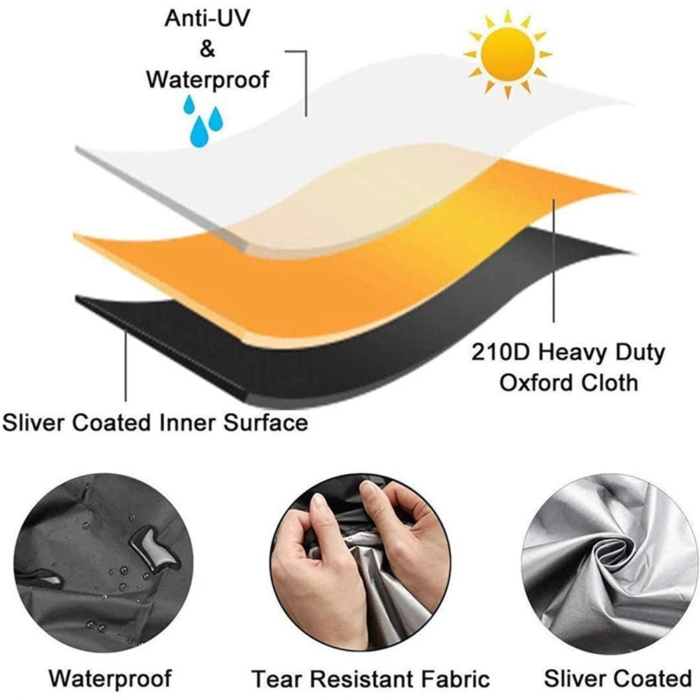 45x45x30cm Waterproof 210D Oxford Cloth Dust Cover Anti-UV Protector Cover for Printer