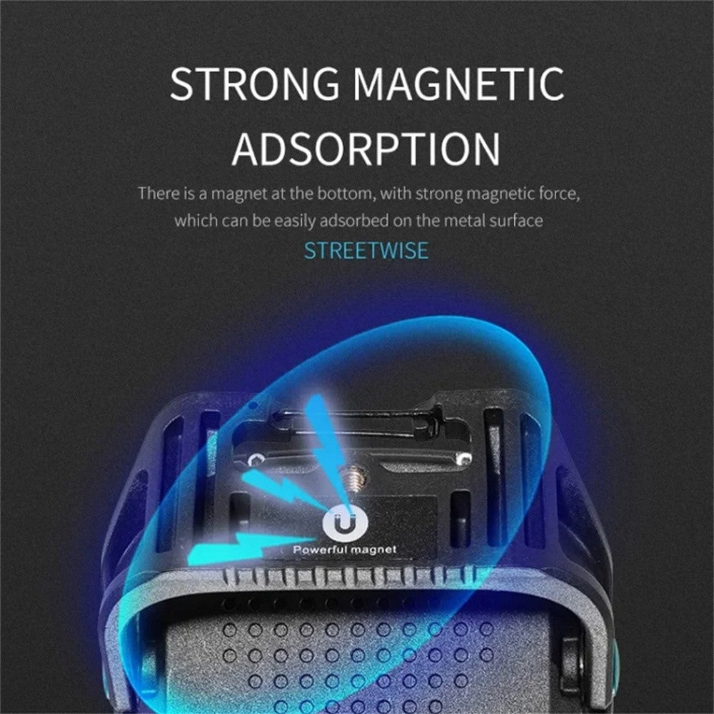W894-1 COB Magnetic Floodlight Work Lamp Portable Emergency Flashlight (No Battery)