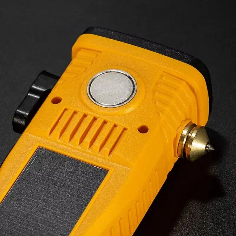 W5214 Multi-Function Work Light Solar Car Emergency Flashlight with Strong Magnet  /  Window Breaker  /  Safety Hammer