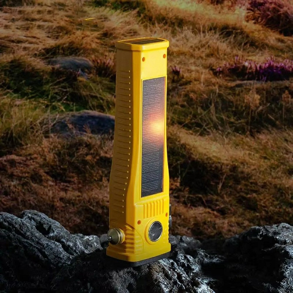 W5215 Zoomable Multi-Function Work Light Car Emergency Flashlight with Strong Magnet  /  Window Breaker  /  Safety Hammer