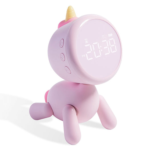 XR-MM-C2305 Cartoon LED Digital Display Desk Clock Student Bedside Night Light Electronic Alarm Clock