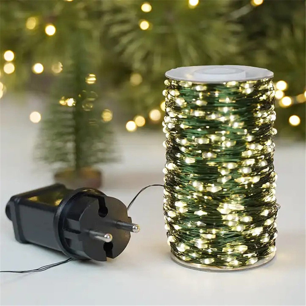 100m 1000 Leds 8 Modes IP44 Waterproof Copper Wire String Light Outdoor Decoration