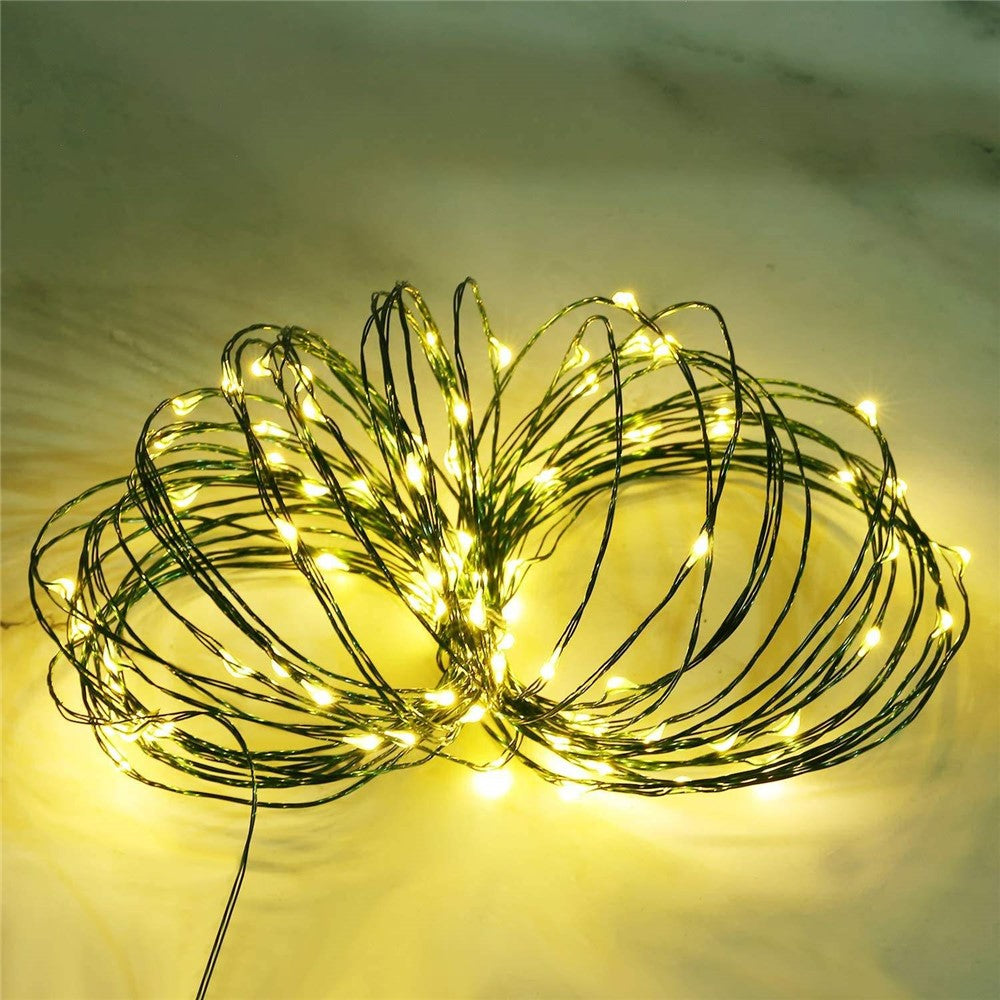50m 500 Leds 8 Modes IP44 Waterproof Copper Wire String Light Outdoor Decoration