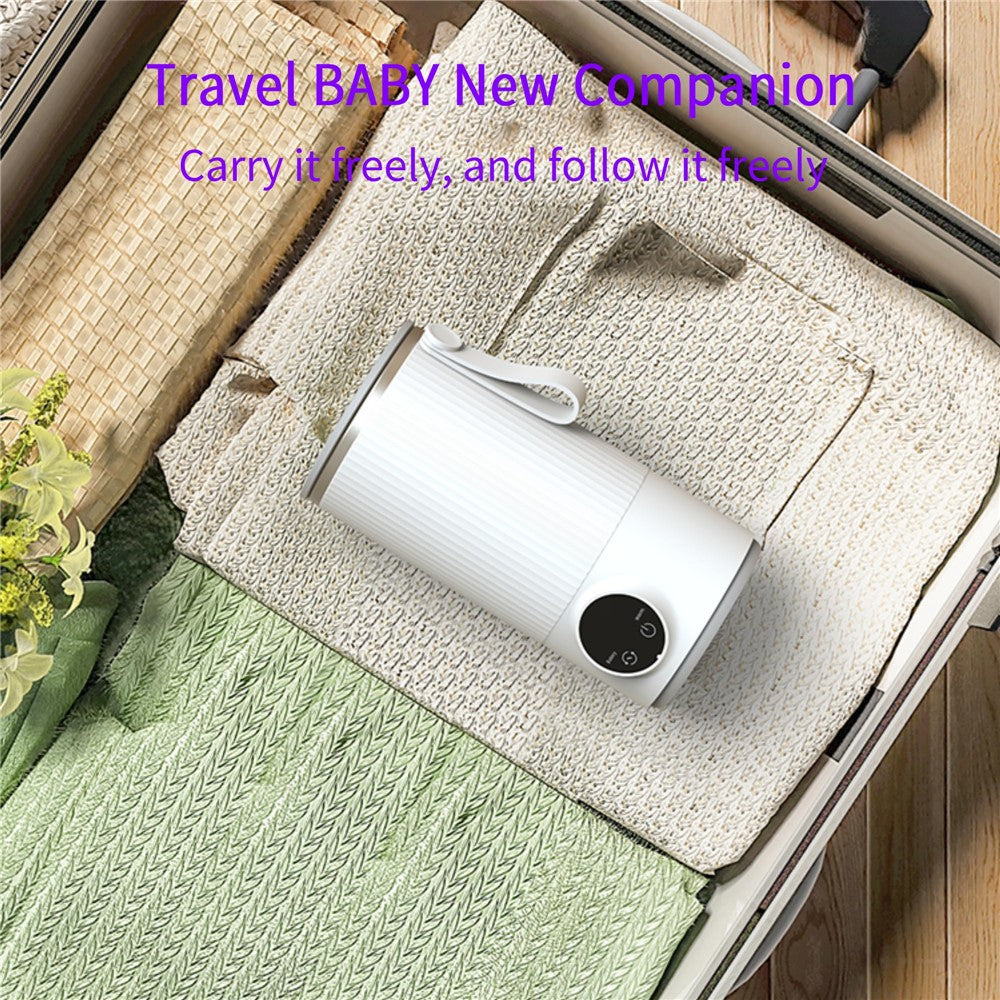 18W Wireless Rechargeable 6000mAh Bottle Warmer Stainless Steel Milk Defrosting Device