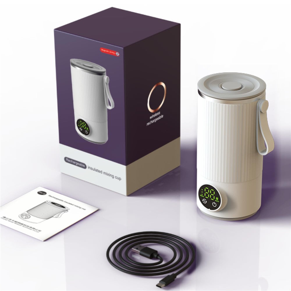 18W Wireless Rechargeable 6000mAh Bottle Warmer Stainless Steel Milk Defrosting Device