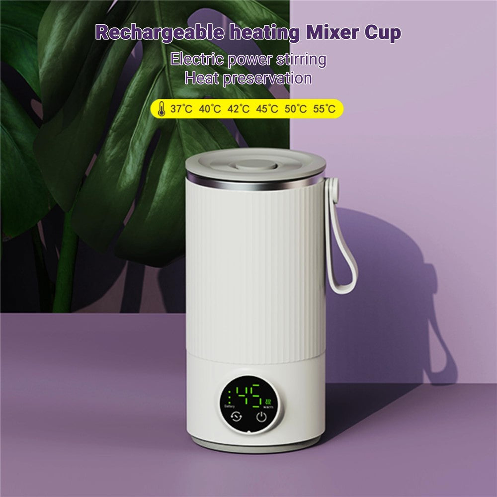 18W Wireless Rechargeable 6000mAh Bottle Warmer Stainless Steel Milk Defrosting Device