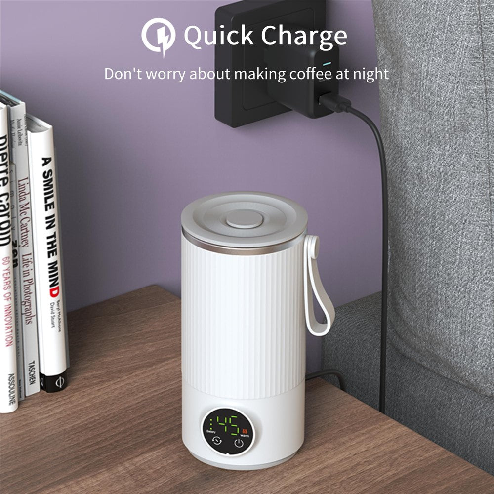 18W Wireless Rechargeable 6000mAh Bottle Warmer Stainless Steel Milk Defrosting Device