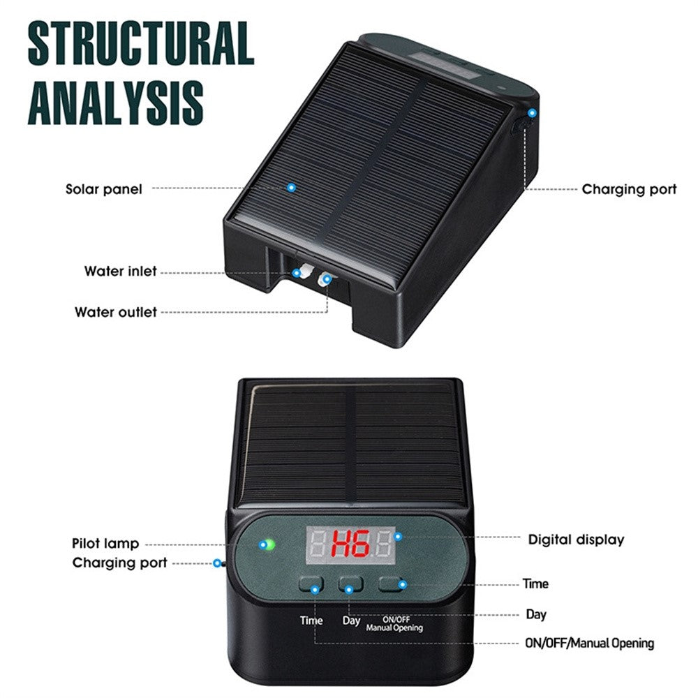 SW15 Smart Automatic Solar Timer Garden Wireless Control Watering Device Set
