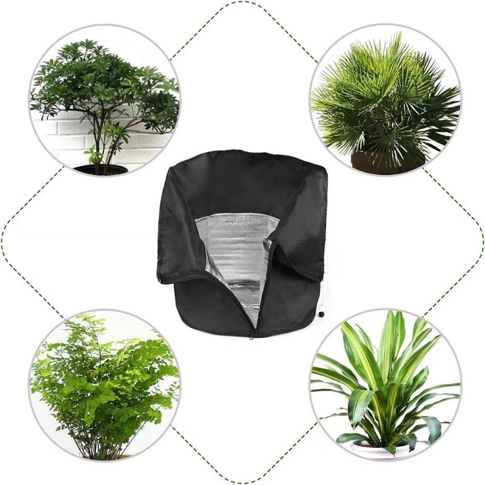 Plant Protection Cover for Winter Gardening 45 x 50cm Breathable Insulated Tree Shrub Frost Guard Reusable