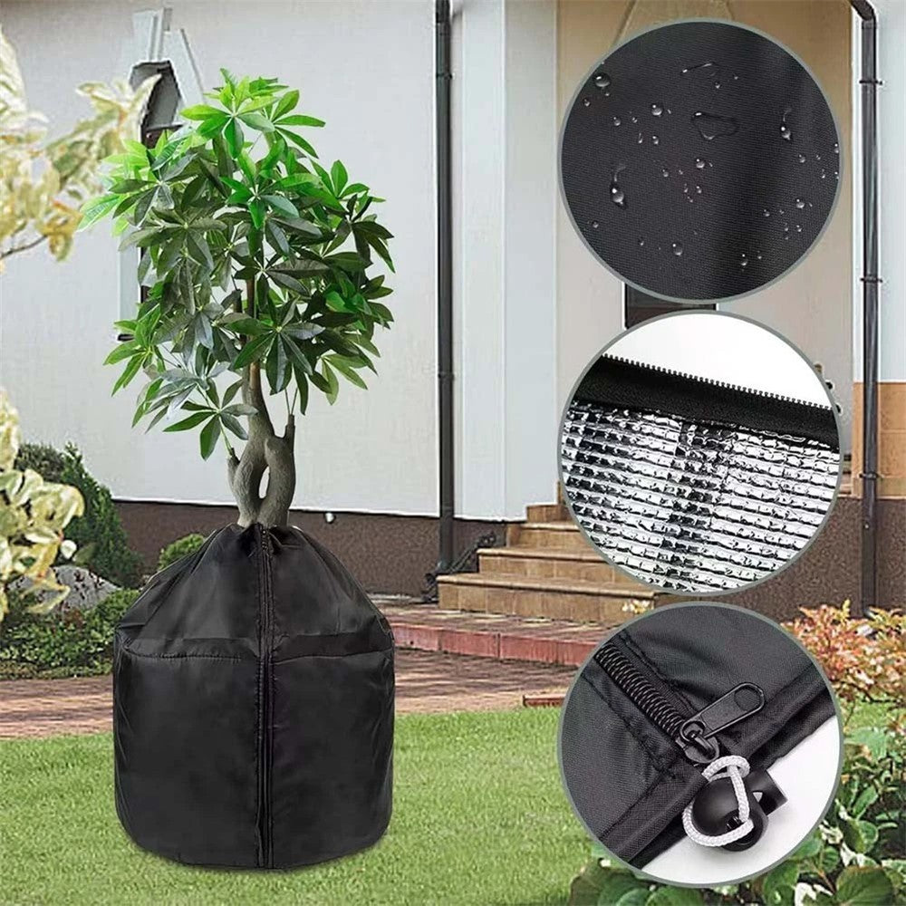 Plant Protection Cover for Winter Gardening 45 x 70cm Breathable Insulated Tree Shrub Frost Guard Reusable