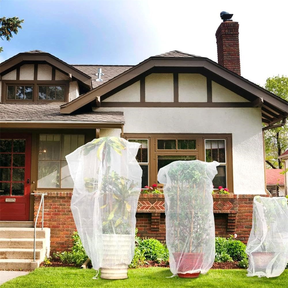 Fruit Tree Netting with Drawstring 100 x 120cm Garden Insect Barrier Plant Cover Tent-Bug Mesh Guard