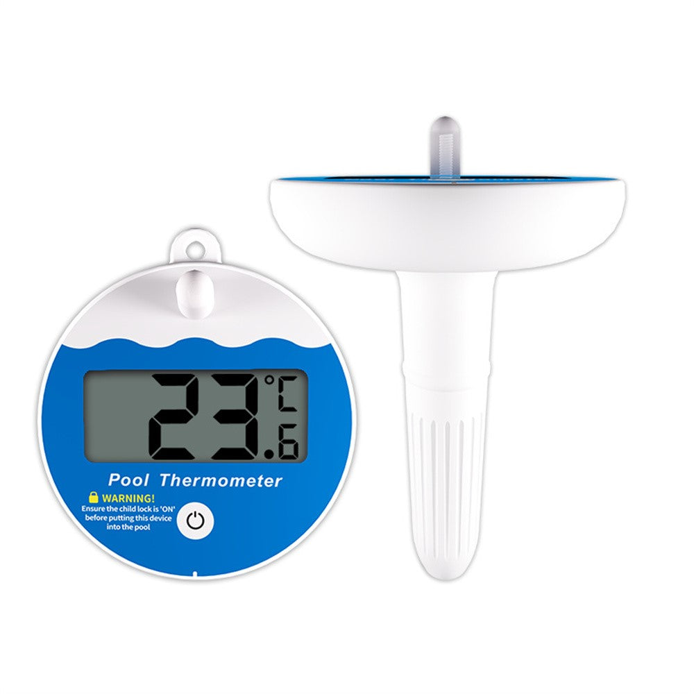 TS-PL09 IP68 Waterproof Pool Thermometer Floating Digital LCD Temperature Gauge for Swimming Pool Hot Tub
