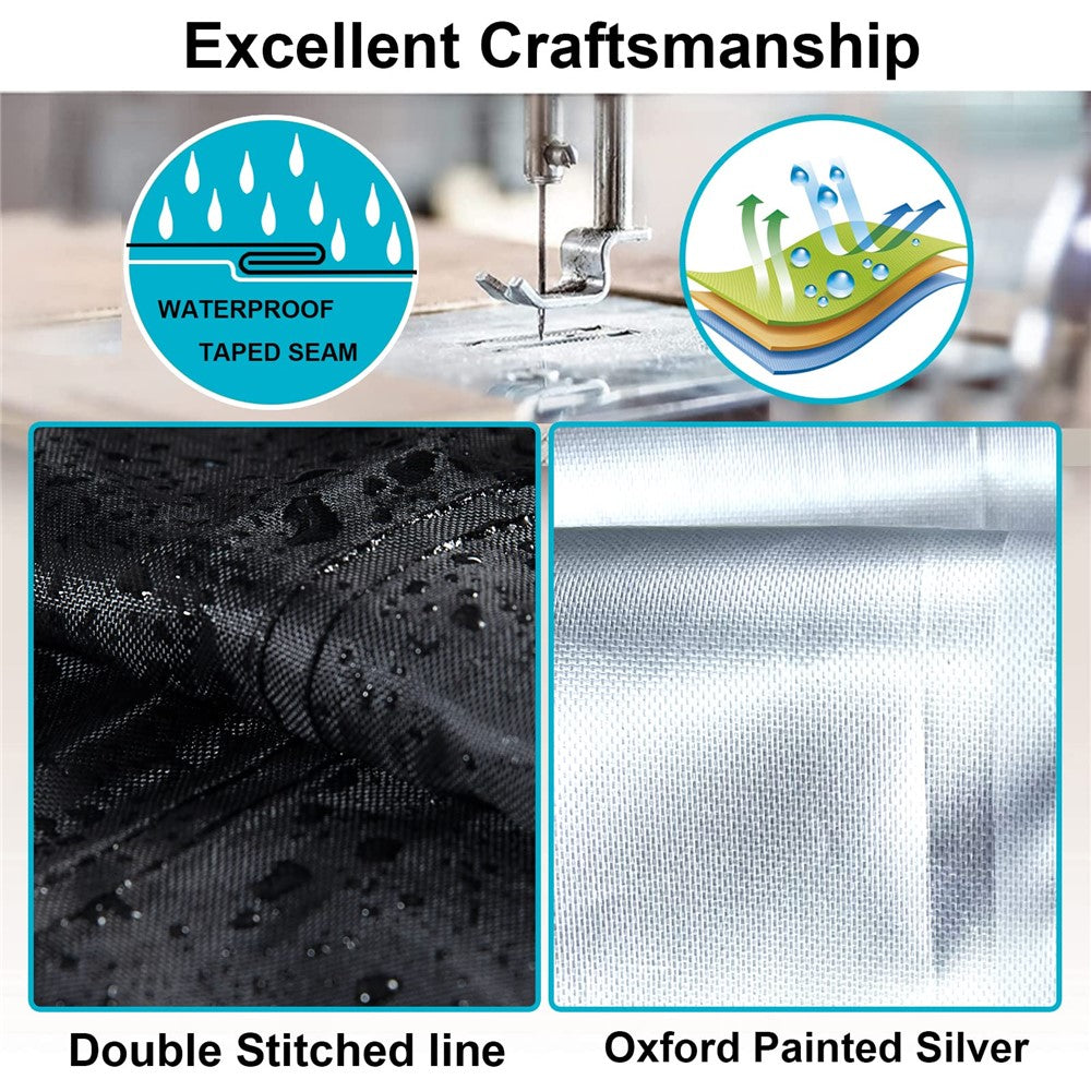 10FT Round Swimming Pool Cover 210D Oxford Cloth Solar Cover for Above Ground Pools