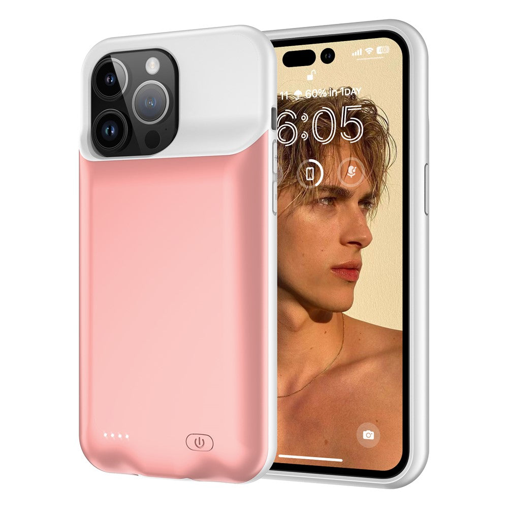 7000mAh Battery Case for iPhone 15 Pro , Rechargeable Power Bank Phone Case