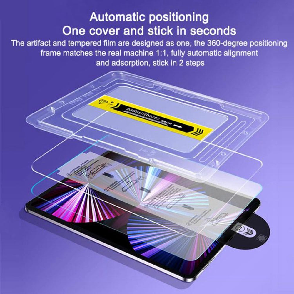 Screen Protector For Samsung Galaxy Tab S11 / S10 Lite / S10 FE / S9 FE / S9 / S8 / S7 Tempered Glass HD Film with Automatic Dust Removal Tool