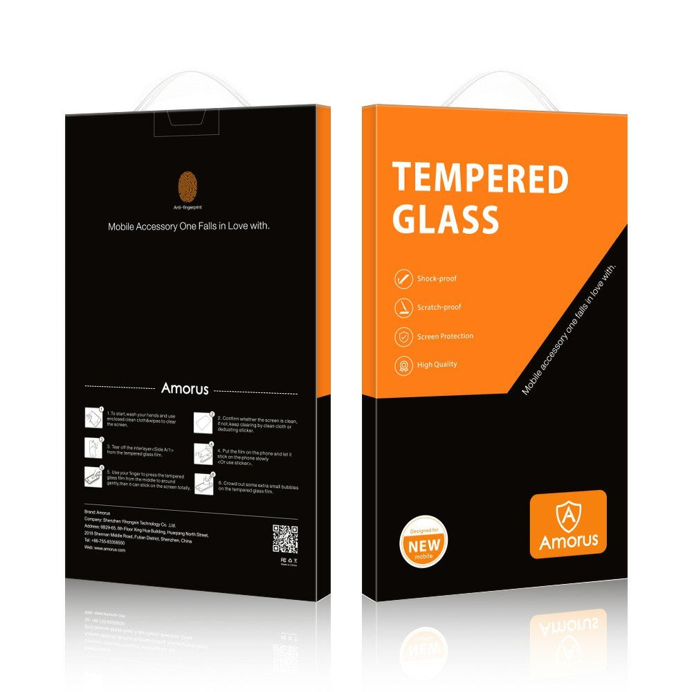 AMORUS For Samsung Galaxy A17 5G / A17 4G / A26 5G Front Screen Protector 2.5D Arc Edge 9H High Aluminum-Silicon Glass Film